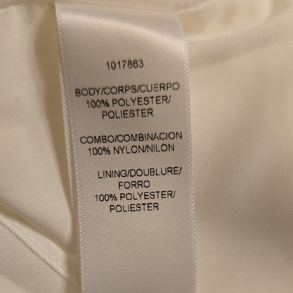 Halston Heritage Cream Slip Dress - Picture 6 of 14